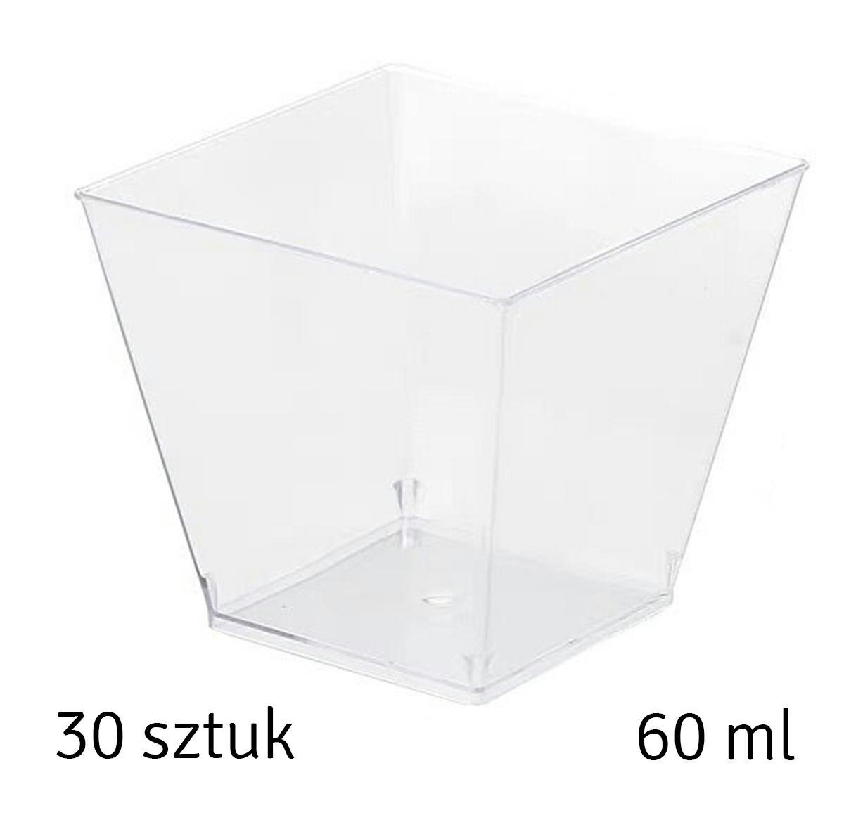 30 permatomų puodelių rinkinys - Image 3