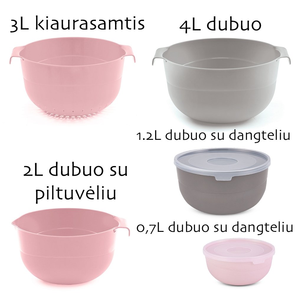 Dubenėlių rinkinys, 7- ių dalių. - Image 14