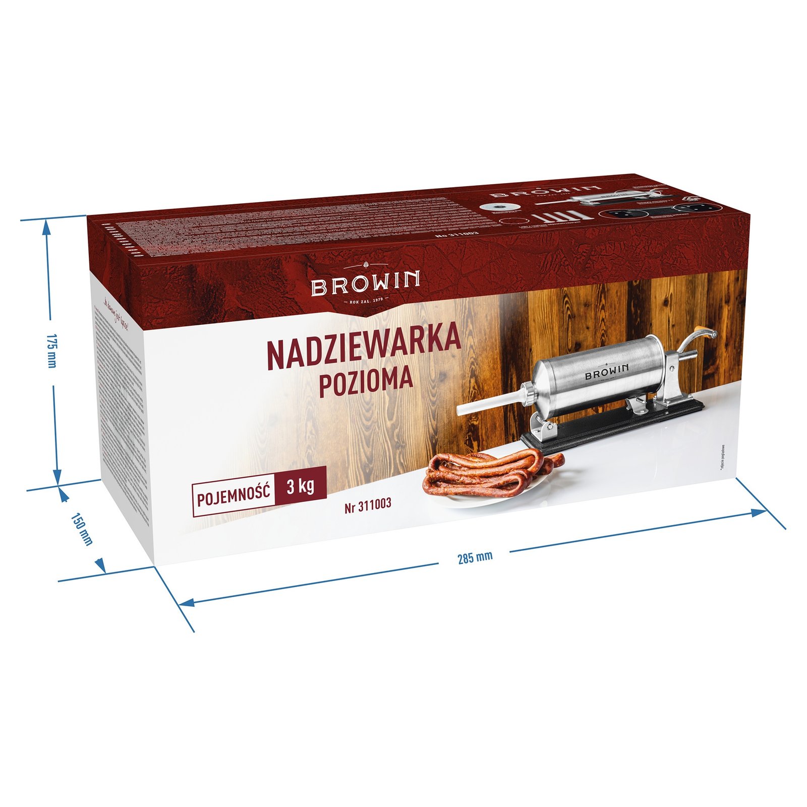 Horizontalus dešrelių kimštuvas 3 kg - Image 12