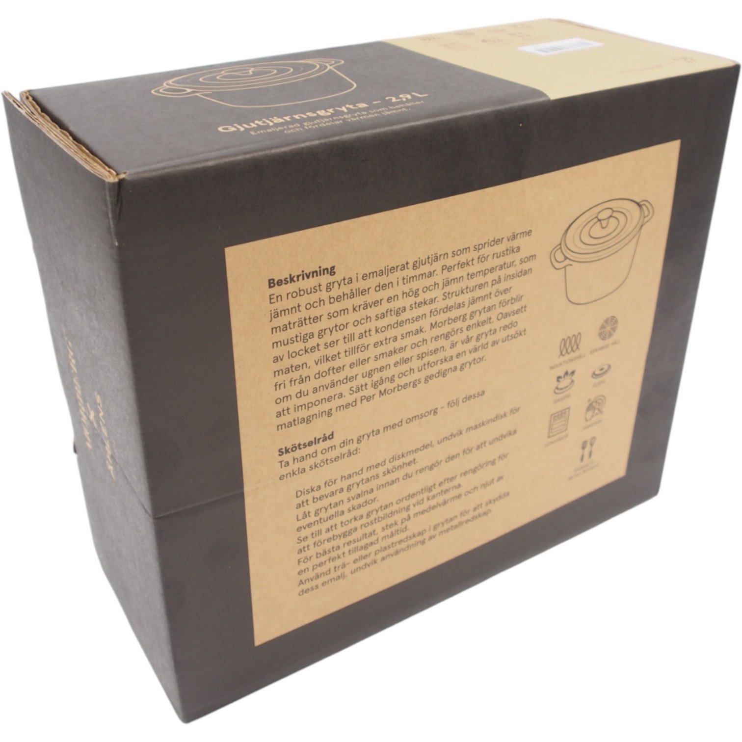 2,9 L MORBERG x ÅHLÉNS emaliuotas ketaus puodas - Image 9
