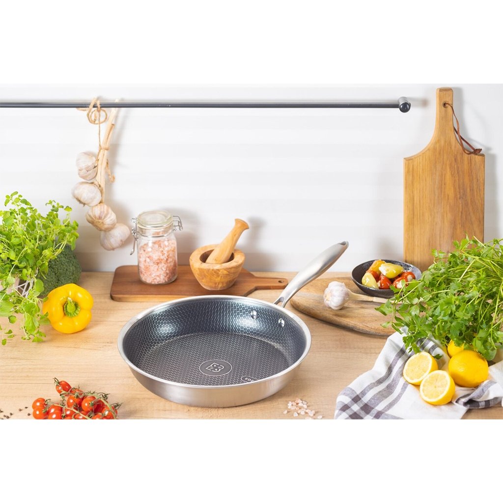 Nerūdijančio plieno keptuvė OSFE 316, 30 cm - Image 6