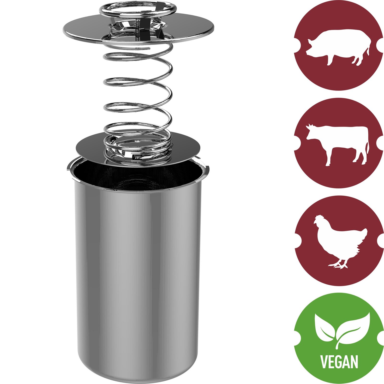 Nerūdijančio plieno kumpio viryklė iki 1,5 kg - Image 16