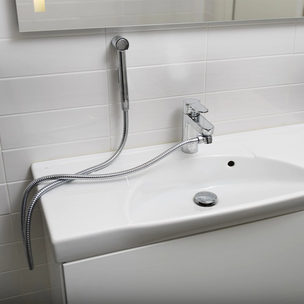 Papildomas kriauklės dušas su tvirta 1750 mm žarna - Image 4