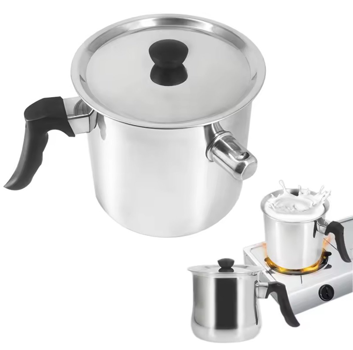 Pieno virimo puodas su švilpuku 1,5 L - Image 4
