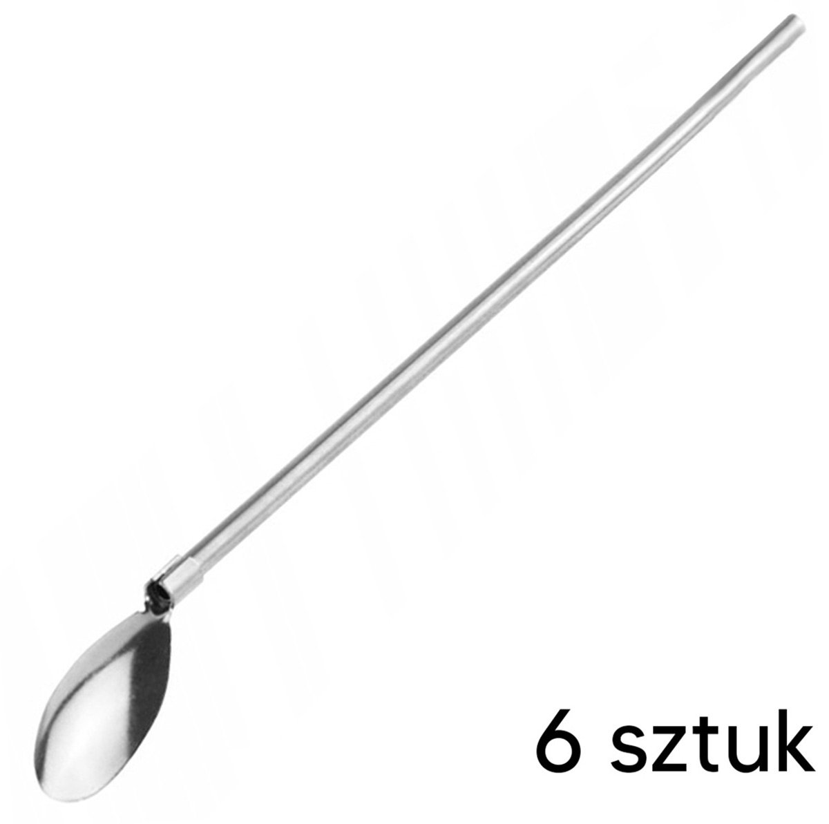 Plieninių šiaudelių/šaukštelių rinkinys - Image 2