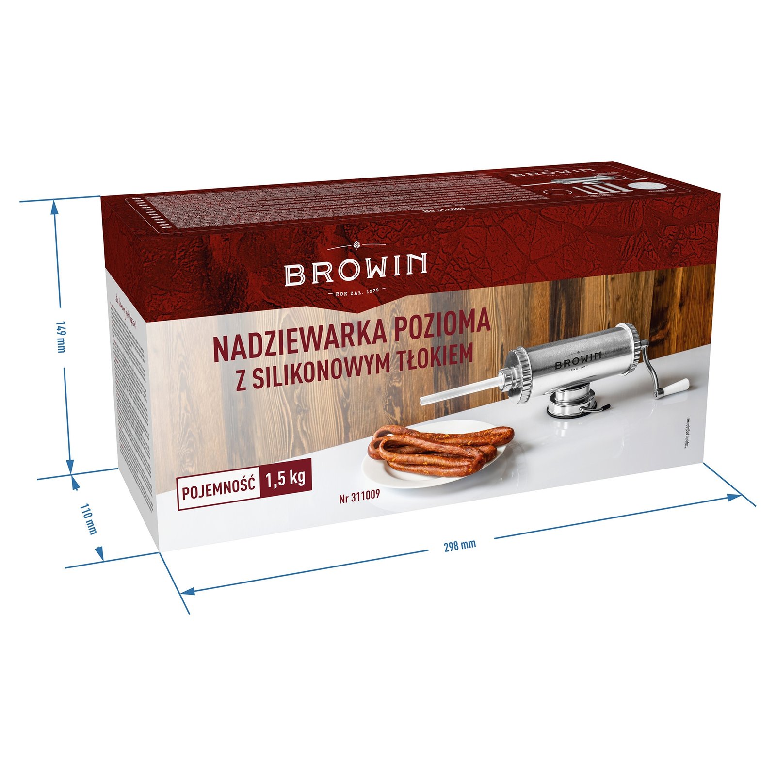 Rankinis horizontalus kimštuvas 1,5kg - Image 11