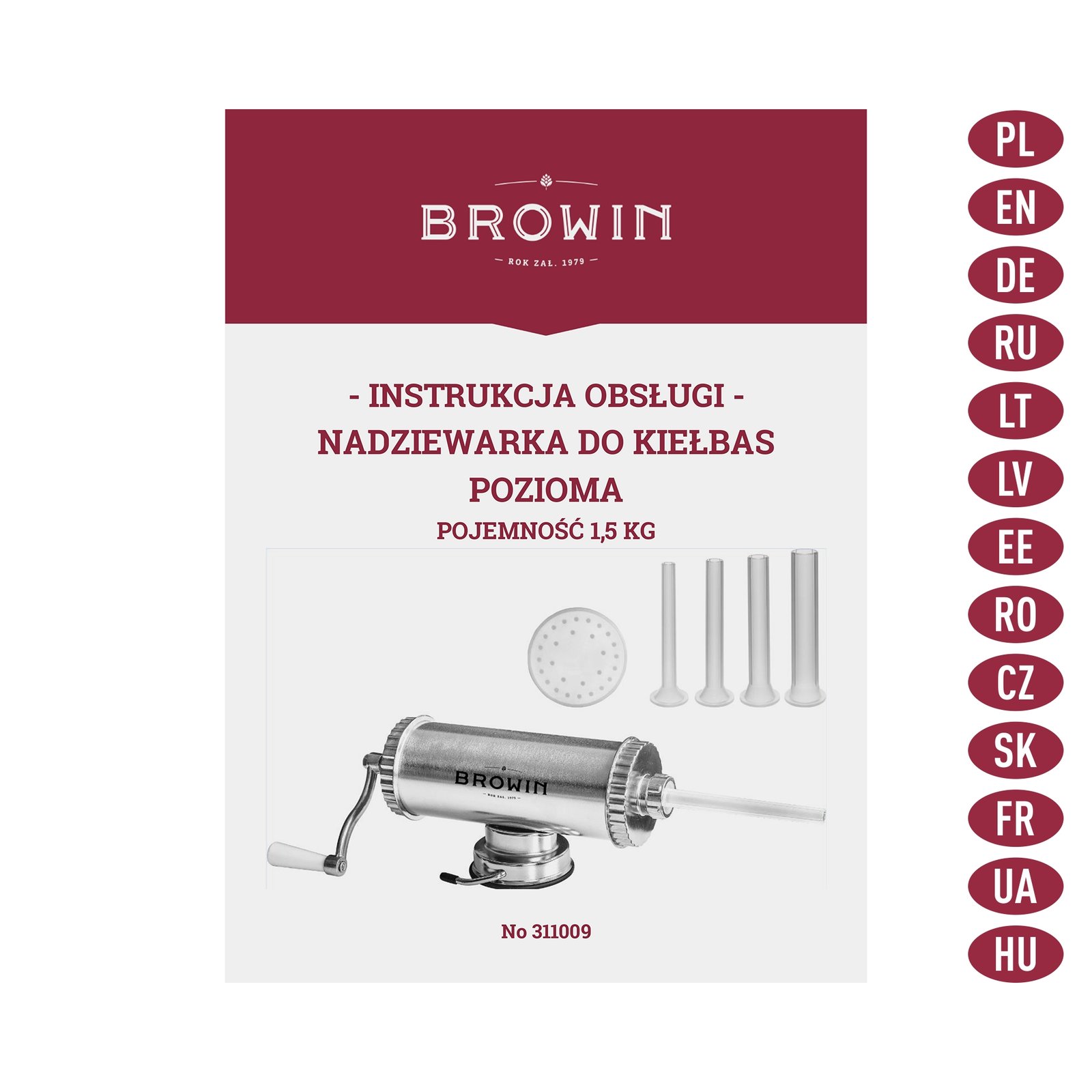Rankinis horizontalus kimštuvas 1,5kg - Image 9