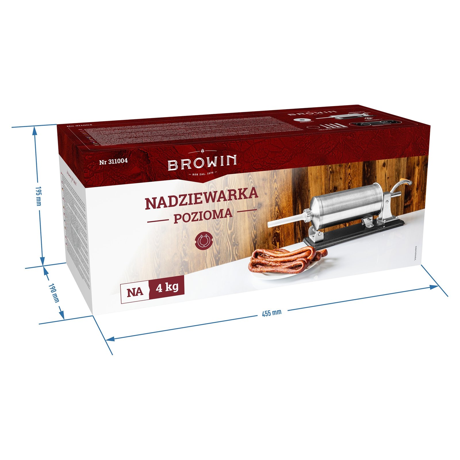 Rankinis horizontalus kimštuvas 4kg - Image 11