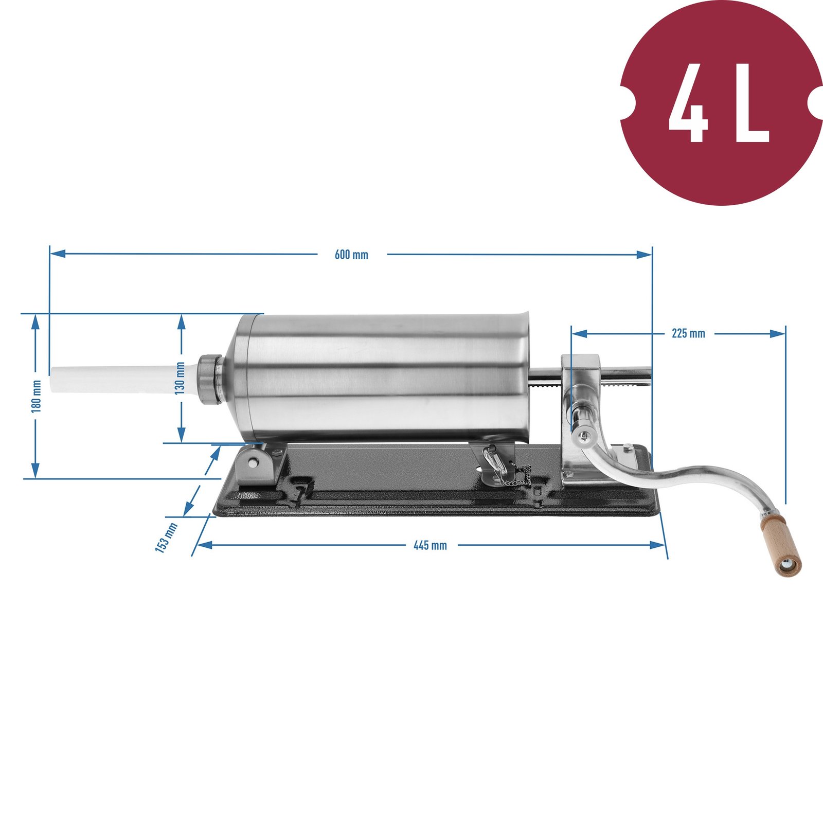 Rankinis horizontalus kimštuvas 4kg - Image 10