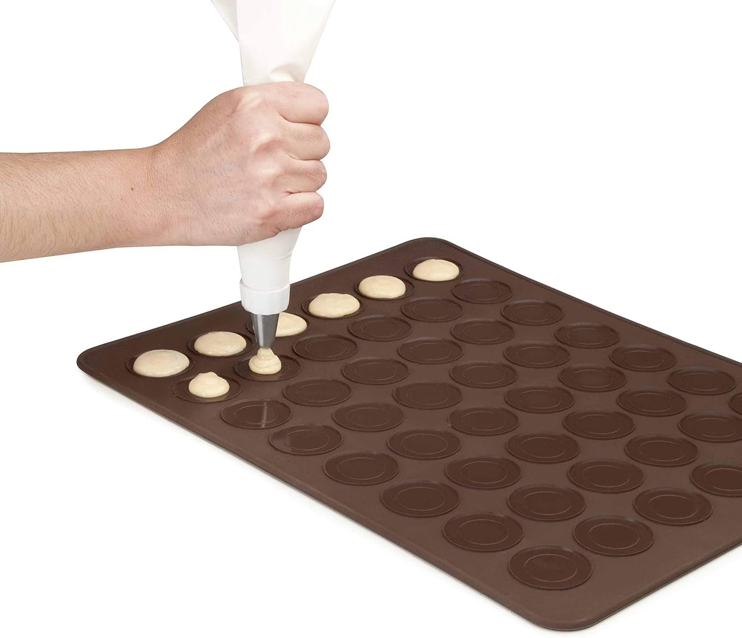 Silikoninė forma Macarons sausainiams – 38 × 28,5 cm - Image 3