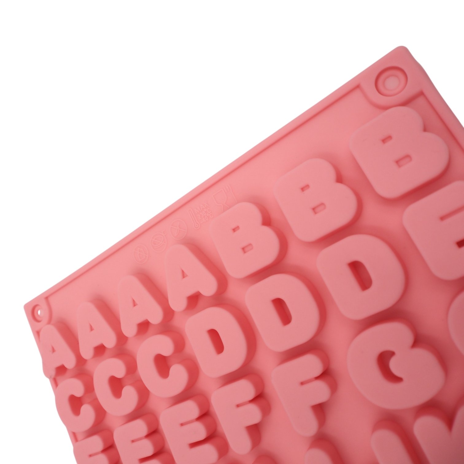 Silikoninė forma raidėms – 29,5 × 17 × 0,6 cm - Image 4