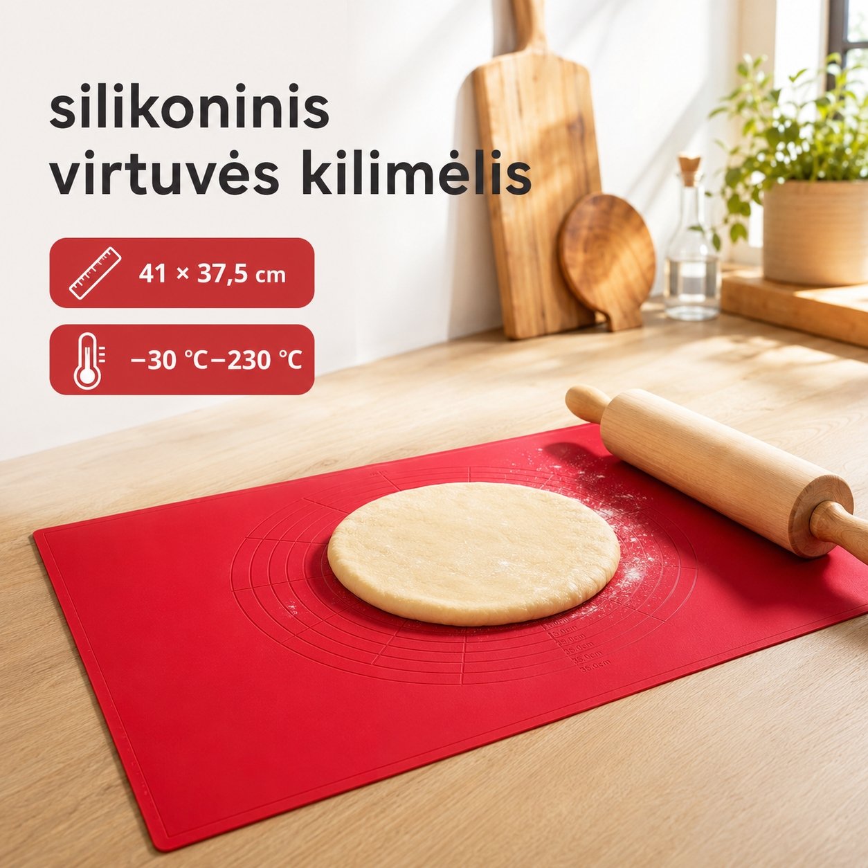Silikoninis virtuvės kilimėlis - Image 3