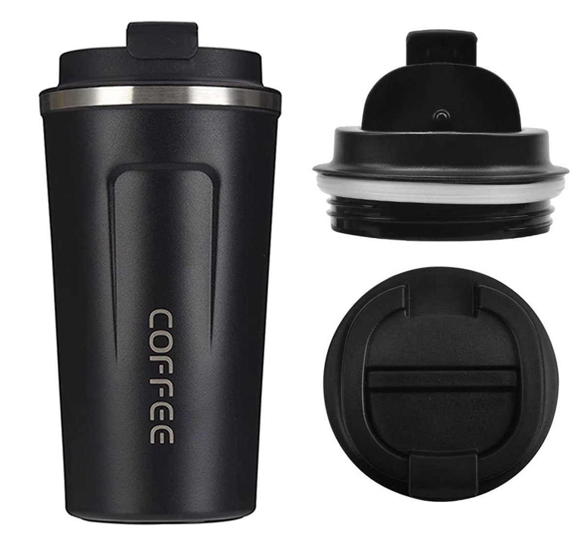 Termosinis puodelis "Coffee black" - Image 3